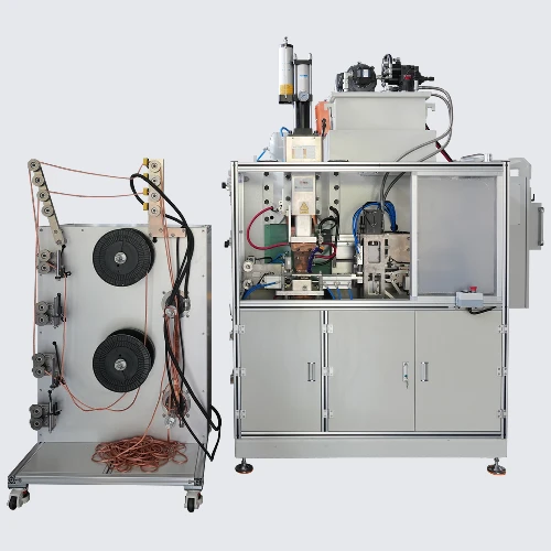 Automatic Copper Braid Crimping and Cutting Machine Automatic Copper Braid Crimping and Cutting Machine